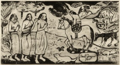 Change of Residence by Paul Gauguin